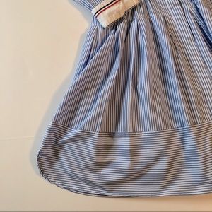 mila duo tone shirt dress
